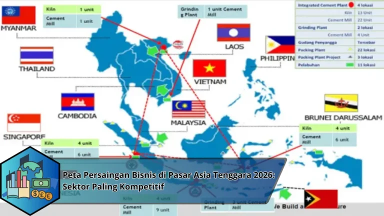Peta Persaingan Bisnis di Pasar Asia Tenggara 2026: Sektor Paling Kompetitif
