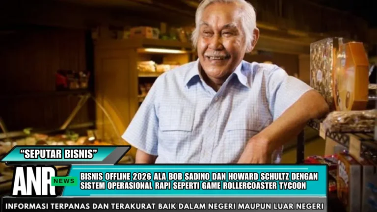 Bisnis Offline Elegan 2026 ala Bob Sadino dan Howard Schultz dengan Sistem Operasional Rapi seperti Game RollerCoaster Tycoon