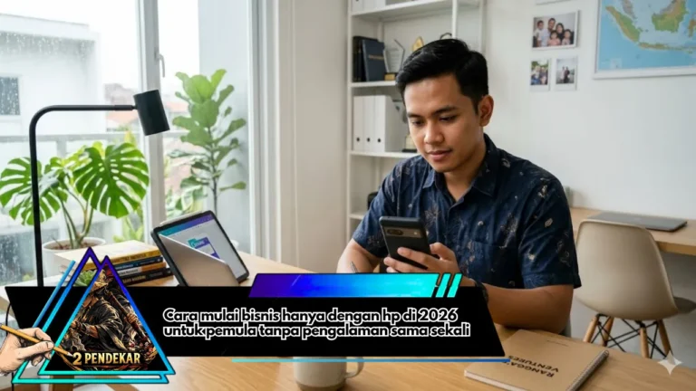 Cara mulai bisnis hanya dengan hp di 2026 untuk pemula tanpa pengalaman sama sekali