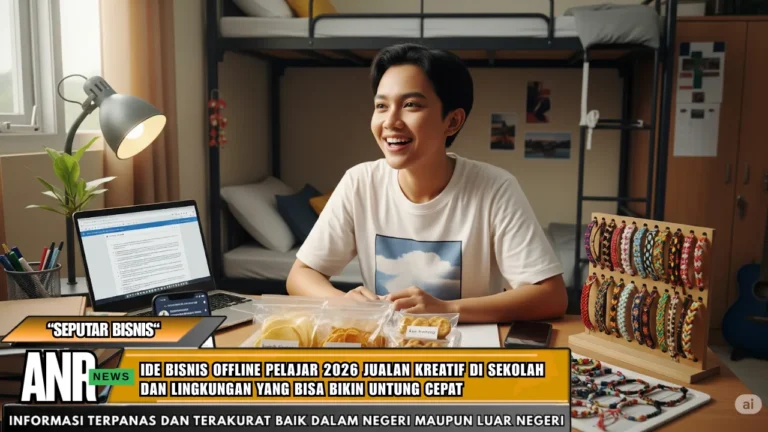 Ide Bisnis Offline Pelajar 2026 Jualan Kreatif di Sekolah dan Lingkungan yang Bisa Bikin Untung Cepat