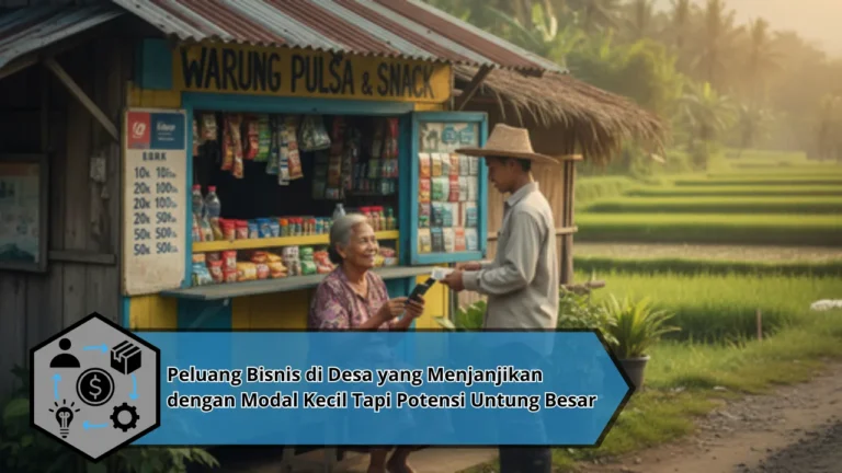 Peluang Bisnis di Desa yang Menjanjikan dengan Modal Kecil Tapi Potensi Untung Besar